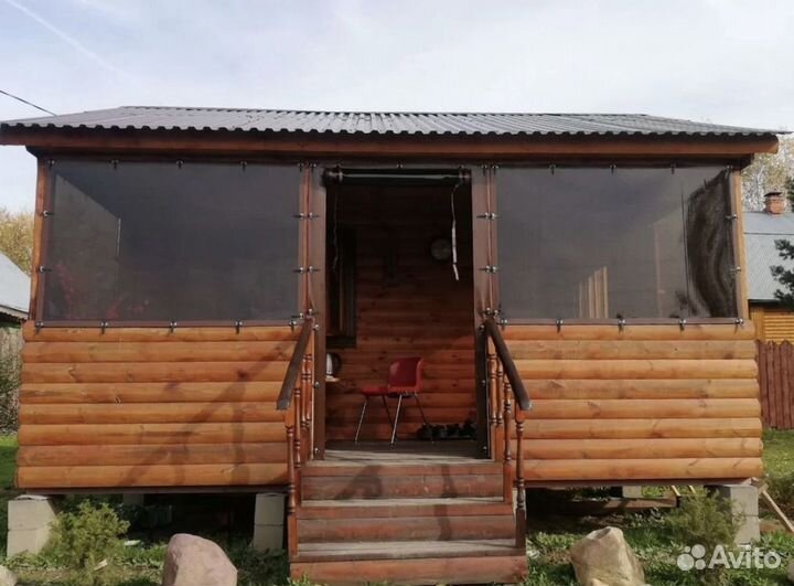 Мягкие окна монтаж замер доставка