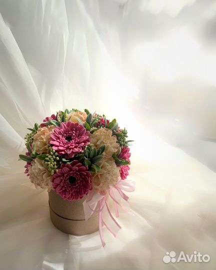 Букет из мыла ручной работы