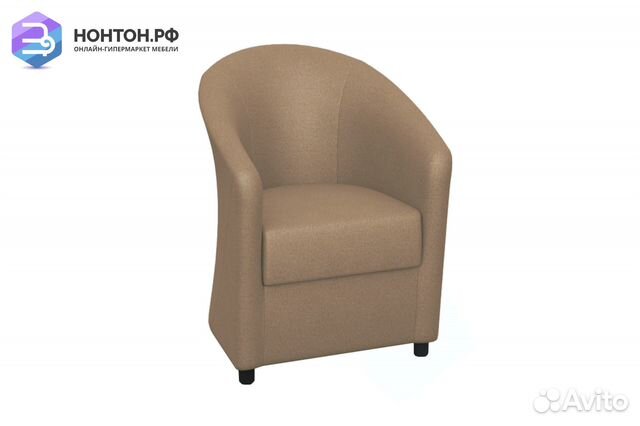 Кресло Глория-Эконом-2 светло-коричневое