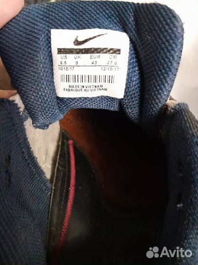 Кроссовки мужские nike бу