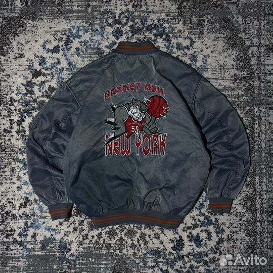 Бомбер Jinglers Basket Bull Vintage