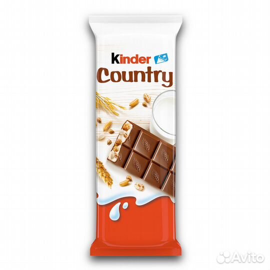 Шоколад Шоколадный батончик Киндер Country 23,5г
