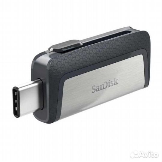 Флешка SanDisk Ultra Dual128GB USB 3.1/Type-C (Чер