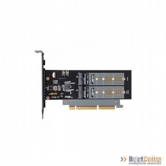 Адаптер M.2 x 2 NVMe SSD в PCIe 4.0 x8 KS-is (KS-8