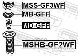 Пыльник переднего амортизатора mshbgf2WF Febest