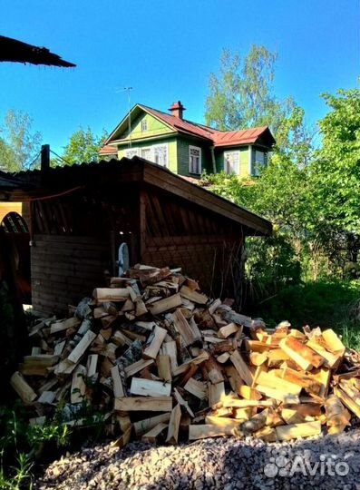 Дрова березовые нарубленные