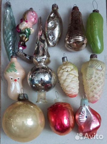 Старые елочные игрушки