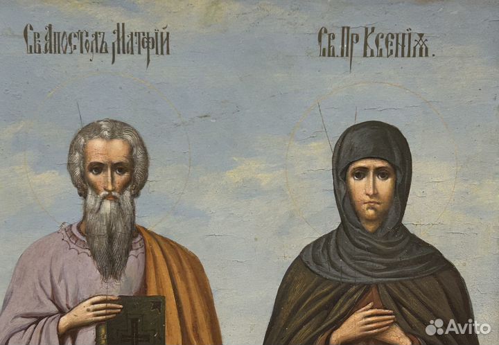 Храмовая Икона Святые Наталия, Матфей, Ксения