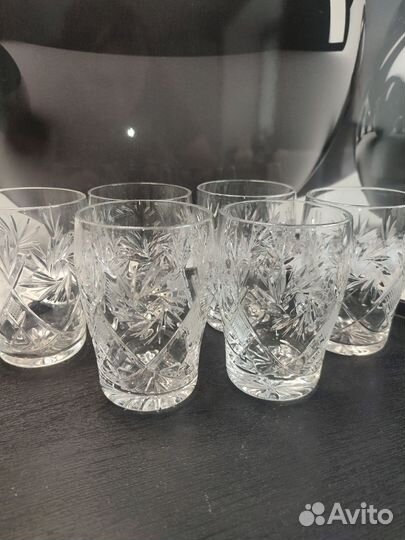 Хрустальные стаканы Неман 24 Pbo СССР