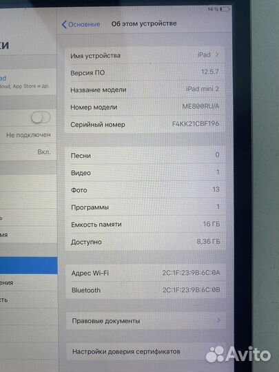 iPad 2 64 гб и сим карта
