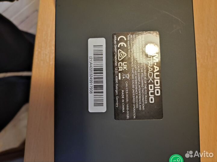 Внешняя звуковая карта m audio m track duo