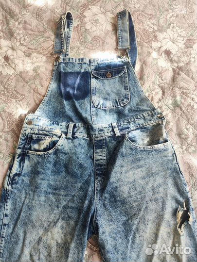 Джинсовый комбинезон женский 42 44
