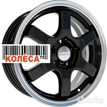 Skad Киото 6x15 4x98 ET38 Dia58.6 Антрацит алмаз