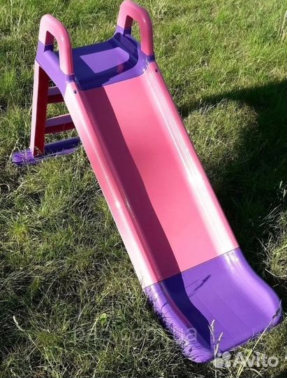 Горка игровая пластиковая для дома и улицы kimrik