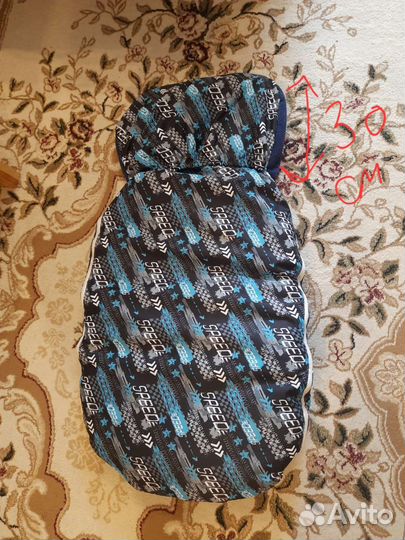 Супер тёплый зимний конверт в коляску/санки