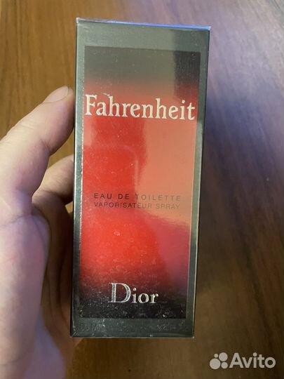 Туалетная вода Fahrenheit Dior 100мл