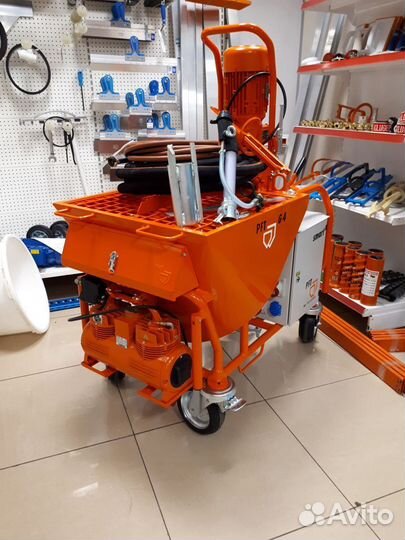 Штукатурная станция PFT G4 c насосом