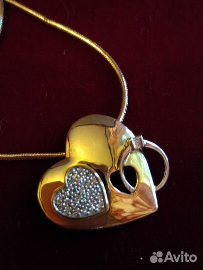 Колье из золота 585 пробы с бриллиантами