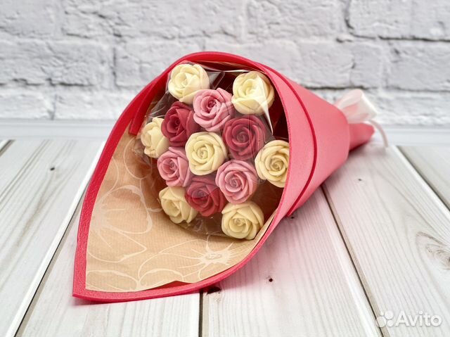 Букет из шоколадных роз