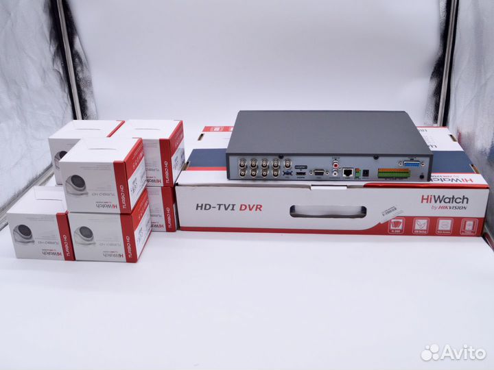 Видеонаблюдение HiWatch 5 MP с микрофоном для дома