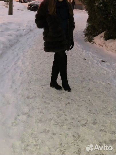 Шуба трансформер из песца 48