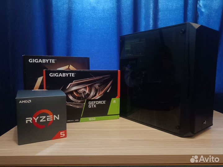 Игровой пк / Ryzen 5 / gtx 1650 / 16gb