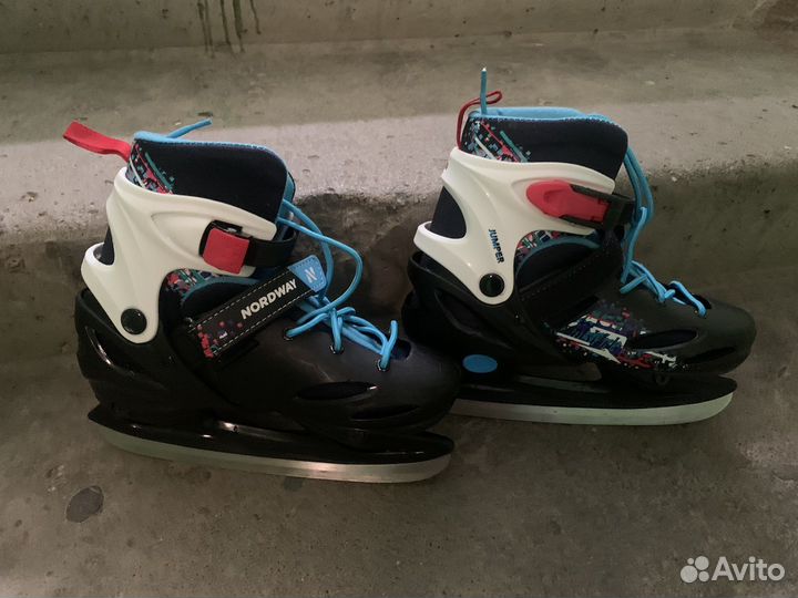 Коньки раздвижные (размер 34-37)