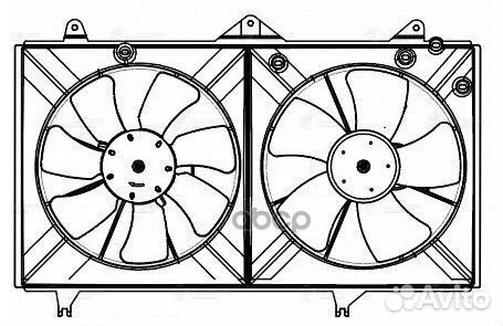 LFK 19180 Вентилятор радиатора toyota camry (XV