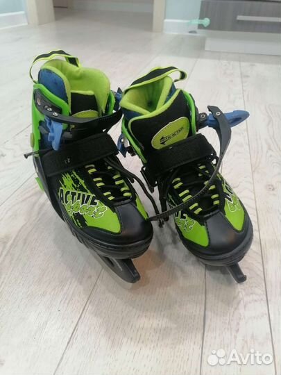 Коньки и ролики 2 в 1