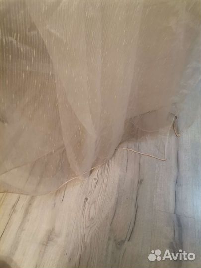 Шторы и тюль в комплекте бу