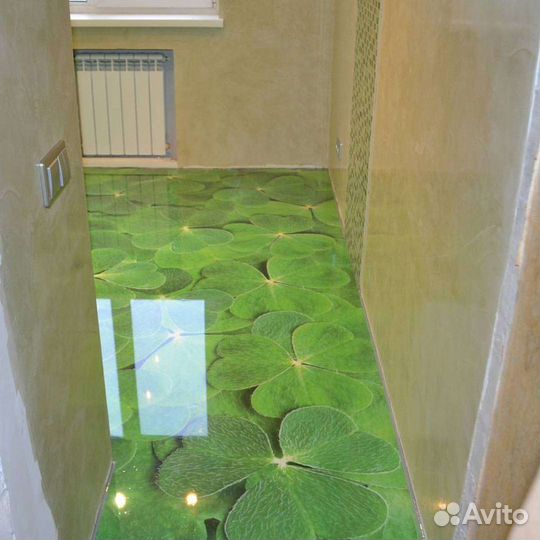 3D полы, полимерные полы