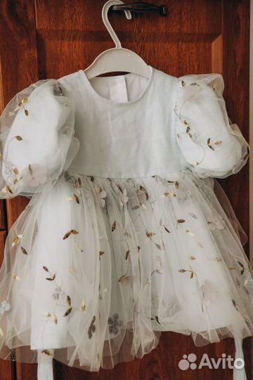 Пышное платье на годик 80