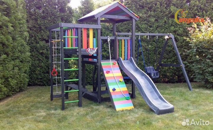 Детский спортивный комплекс для дачи Савушка