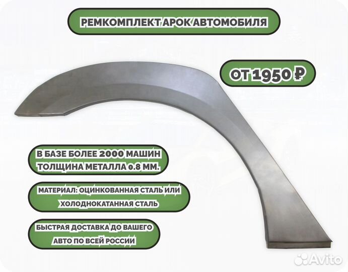 Ремонтные арки на автомобиль