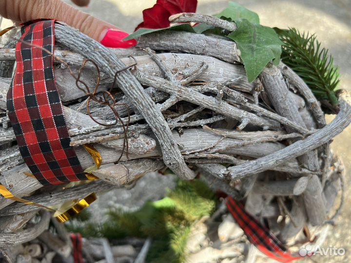 Новогодний венок из Карелии