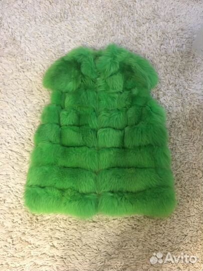 Шуба из песца