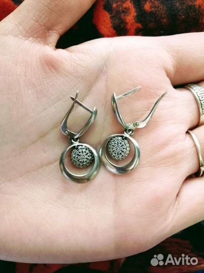 Серебряные серьги