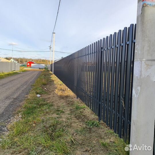 Заборы из профнастила/евроштакетника/сетки 3D (3Д)