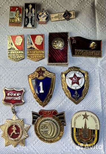 Значки, Знаки отличия СССР, кокарды