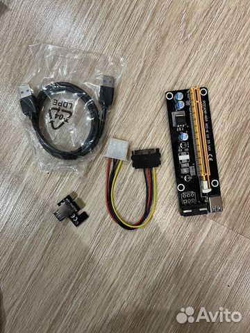 Райзер pci-e molex