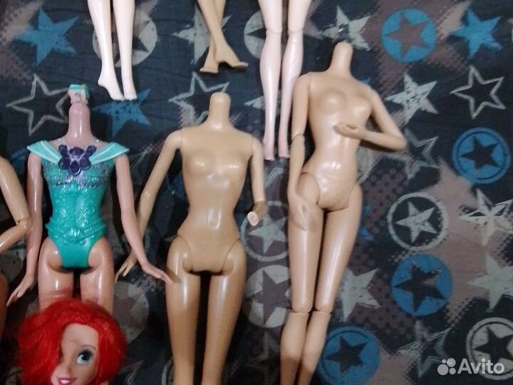 Лот тел Барби и аналогов, куклы