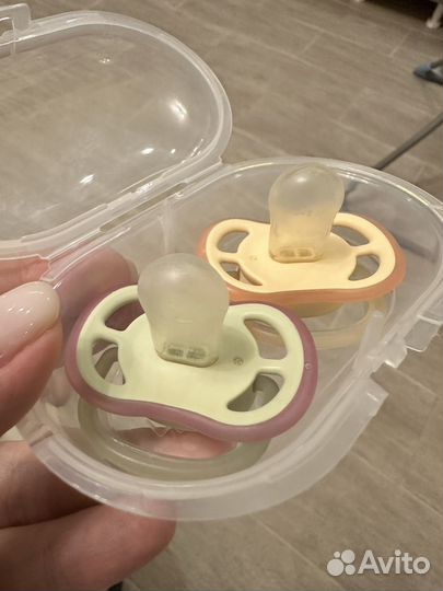 Соска пустышка avent 0 6