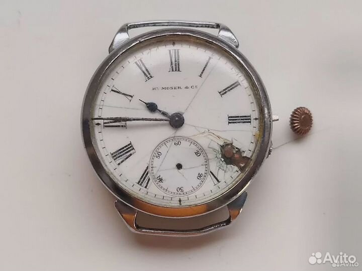 Hy Moser & Cie старинные часы и механизм со стрелк