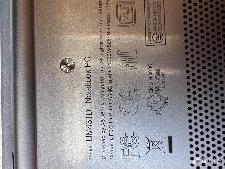 Ноутбук Asus комплект