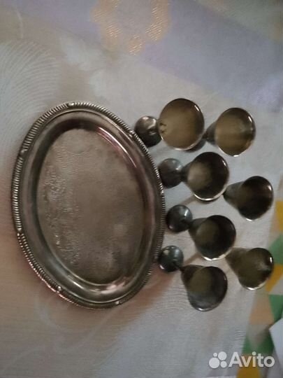 Поднос с рюмками СССР