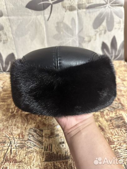 Норковая шапка мужская 58