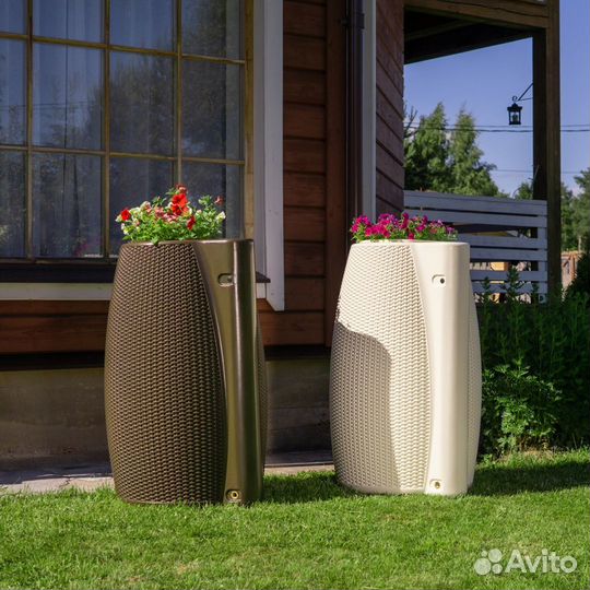 Емкость декоративная Country 300 л коричневая