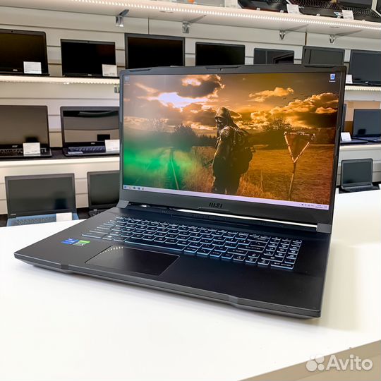 Игровой ноутбук MSI 17.3/I7/RTX3060