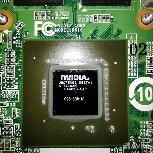 Видеокарта для ноутбука NVidia GeForce 9600M GT DD