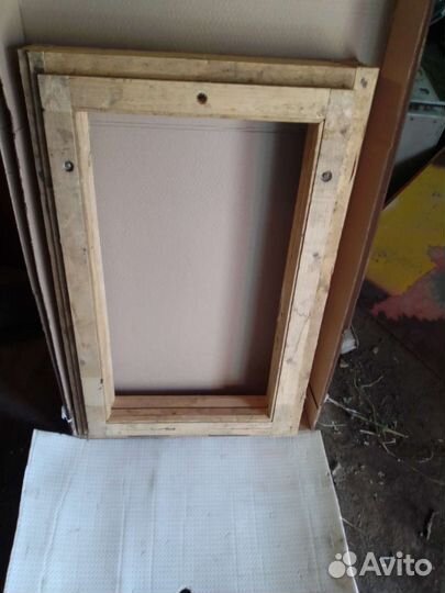 Деревянные окна новые двойные